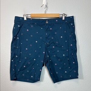 Puma Arnold Palmer Men's Navy Blue Patterned‎ Shorts